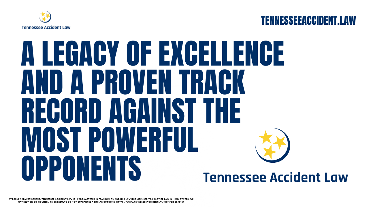 When it comes to catastrophic injury cases, Tennessee Accident Law stands at the forefront, delivering exceptional legal representation for plaintiffs throughout Tennessee. With over two decades of proven experience, we have built an unparalleled reputation as the go-to personal injury law firm for those seeking justice against powerful opponents.