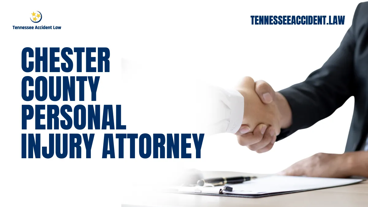 Tennessee Accident Law is here to help those who have suffered injuries as a result of an accident in Chester County. This website is designed to help educate victims on their rights and to provide access to a Chester County personal injury lawyer who can help you with your potential case. Whether its an car accident, slip and fall, dog bite, or truck accidents, our personal injury lawyers are here to assist you.
