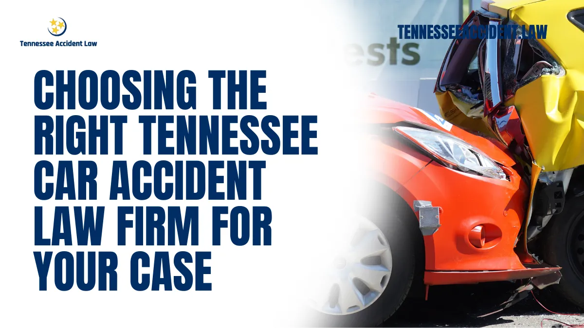 When you or a loved one has been involved in a car accident in Tennessee, the stakes are high. Medical bills, lost wages, and emotional trauma can quickly overwhelm you. Choosing the right Tennessee car accident law firm is critical to securing the justice and compensation you deserve. At Tennessee Accident Law, we are dedicated to guiding you through this challenging process with expertise, compassion, and a proven track record of success.