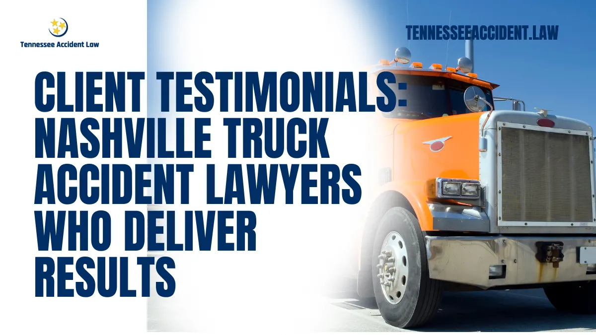 When it comes to finding a reliable and effective truck accident lawyer in Nashville, testimonials from real clients can make all the difference. At Tennessee Accident Law, we pride ourselves on delivering exceptional results for our clients, ensuring they receive the compensation they deserve. Our proven track record is reflected in the glowing testimonials we receive from individuals and families who have faced devastating truck accidents. This article explores the power of truck accident lawyer Nashville testimonials and how they highlight our commitment to justice and excellence.