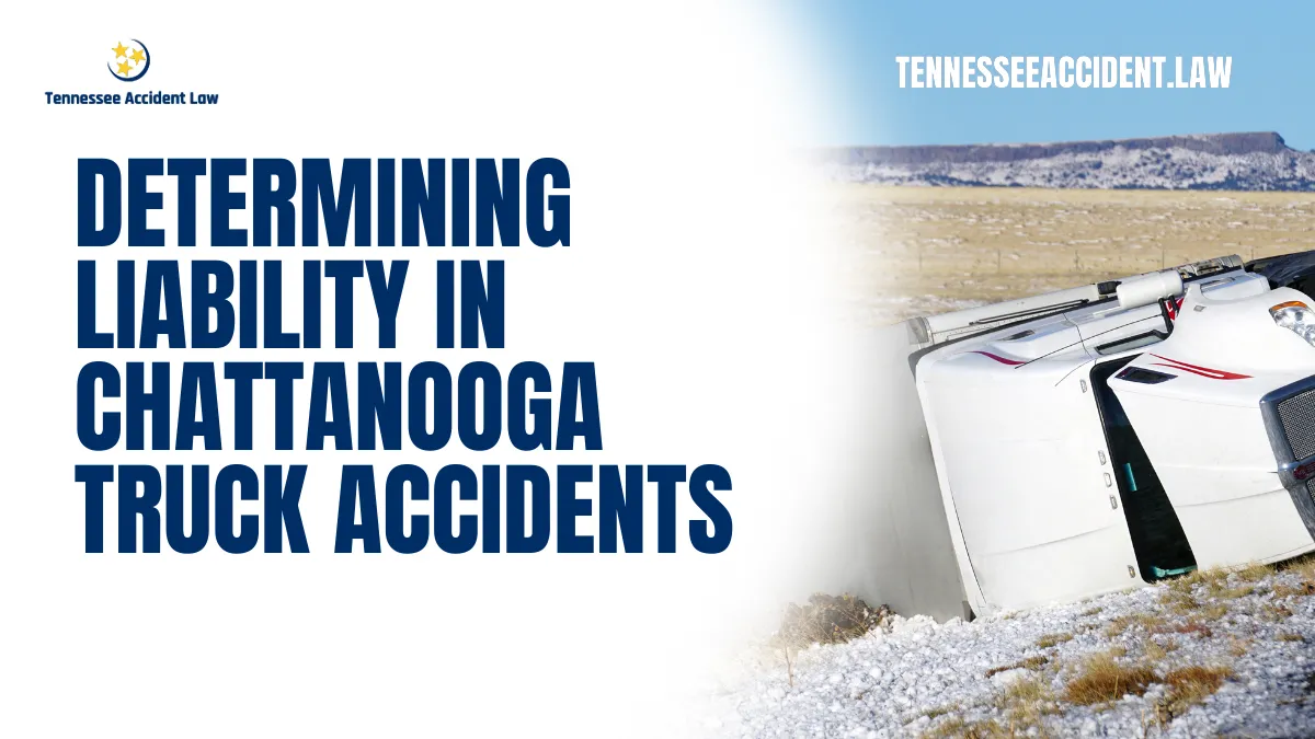 When involved in a truck accident, the aftermath can be overwhelming. At Tennessee Accident Law, we specialize in determining truck accident liability in Chattanooga and helping victims secure the compensation they deserve. Truck accidents often result in severe injuries and substantial financial burdens, making it crucial to identify who is legally responsible for the damages.