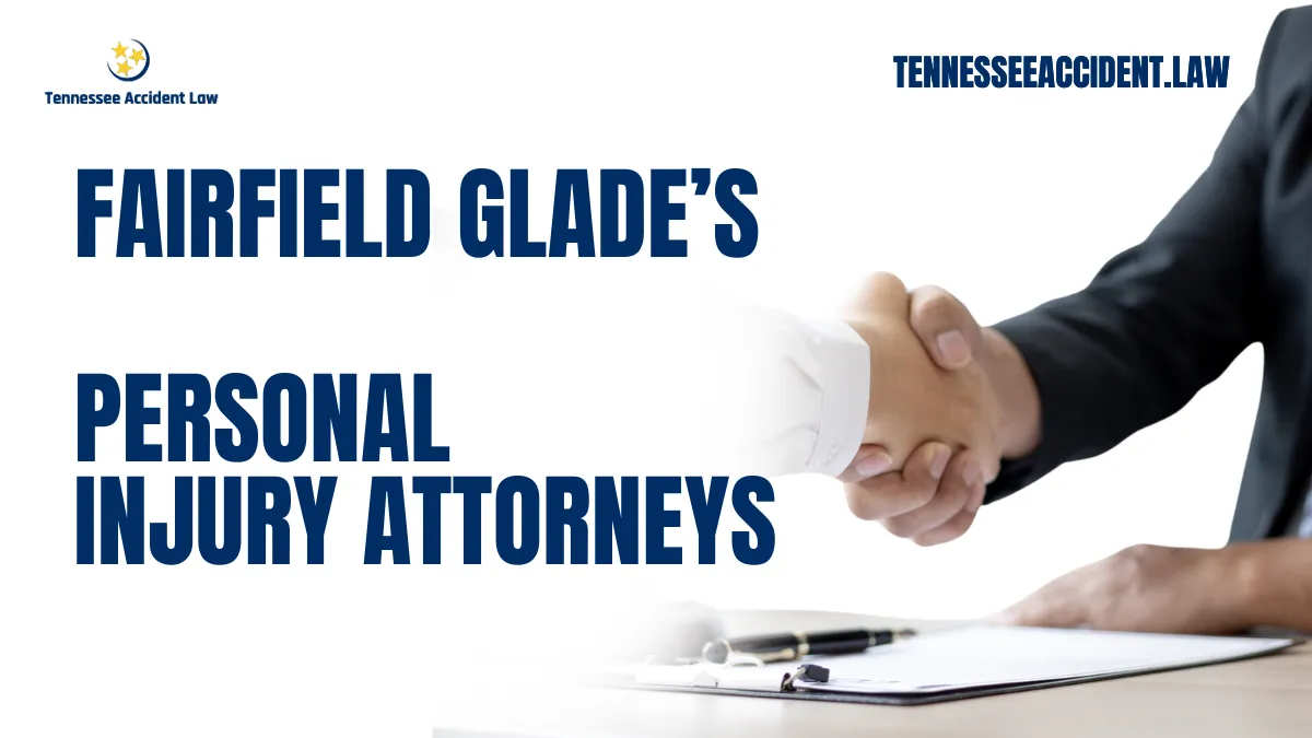 Tennessee Accident Law is here to help those who have suffered injuries as a result of an accident in Fairfield Glade. This website is designed to help educate victims on their rights and to provide access to a Fairfield Glade personal injury lawyer who can help you with your potential case. Whether its an car accident, slip and fall, dog bite, or truck accidents, our personal injury lawyers are here to assist you. Call us now for a free case evaluation at (615) 212-9866.