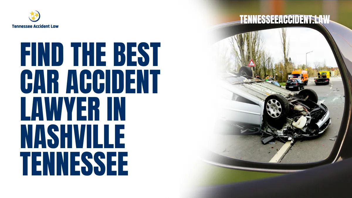 When it comes to finding the best lawyer for car accidents in Nashville Tennessee, choosing the right representation is critical for achieving the compensation you deserve. At Tennessee Accident Law, we bring over 20 years of experience in handling personal injury cases, specializing in car accidents and catastrophic injuries. From negotiating with insurance companies to taking on Fortune 500 corporations, we are committed to delivering justice for our clients.