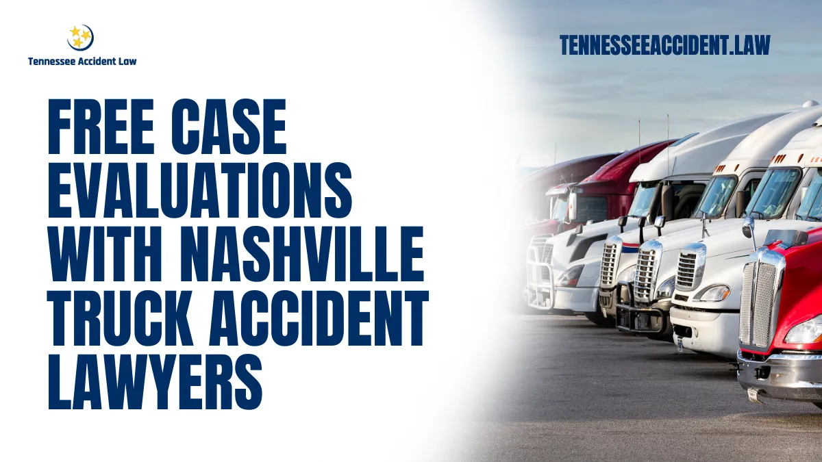 Navigating the aftermath of a truck accident can be overwhelming. Victims are often faced with mounting medical bills, lost wages, and emotional distress. At Tennessee Accident Law, we are here to help you seek justice and secure the compensation you deserve. If you’ve been involved in a truck accident, our truck accident lawyer Nashville case evaluation is your first step toward a brighter future.