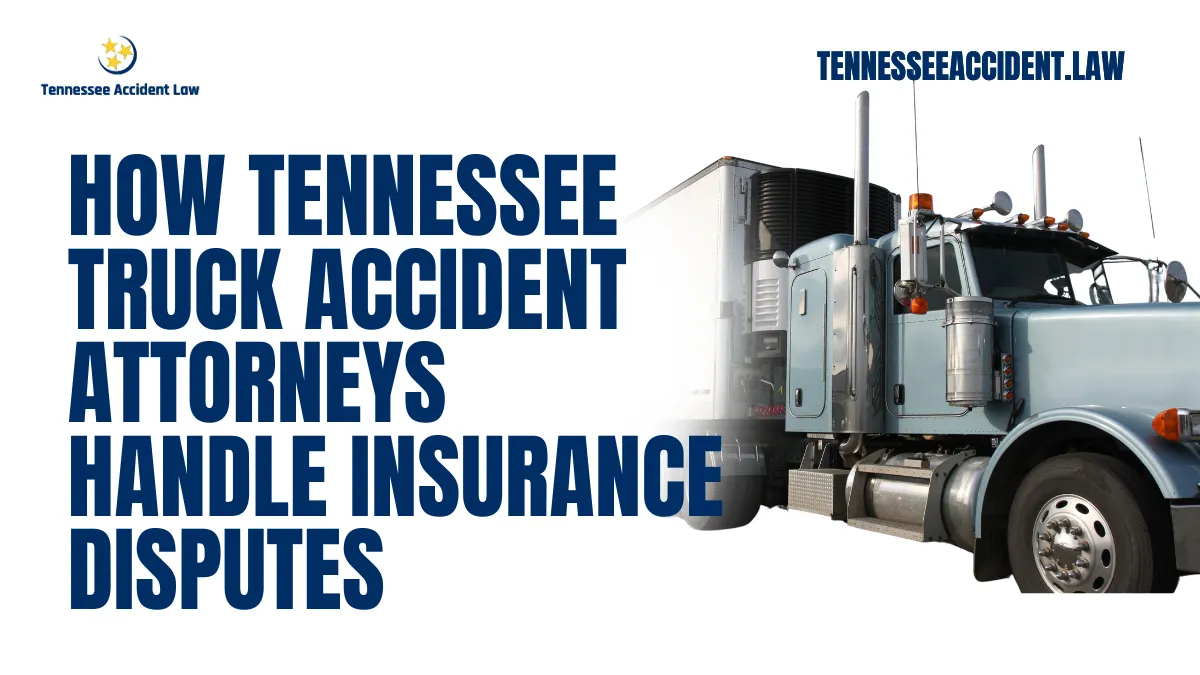 Truck accidents can leave victims grappling with devastating physical, emotional, and financial challenges. One of the most critical yet complex aspects of these cases is navigating insurance disputes in truck accidents. At Tennessee Accident Law, we specialize in resolving these disputes effectively, ensuring victims receive the justice and compensation they deserve. This article delves into how experienced truck accident attorneys approach these insurance disputes to achieve optimal results for their clients.