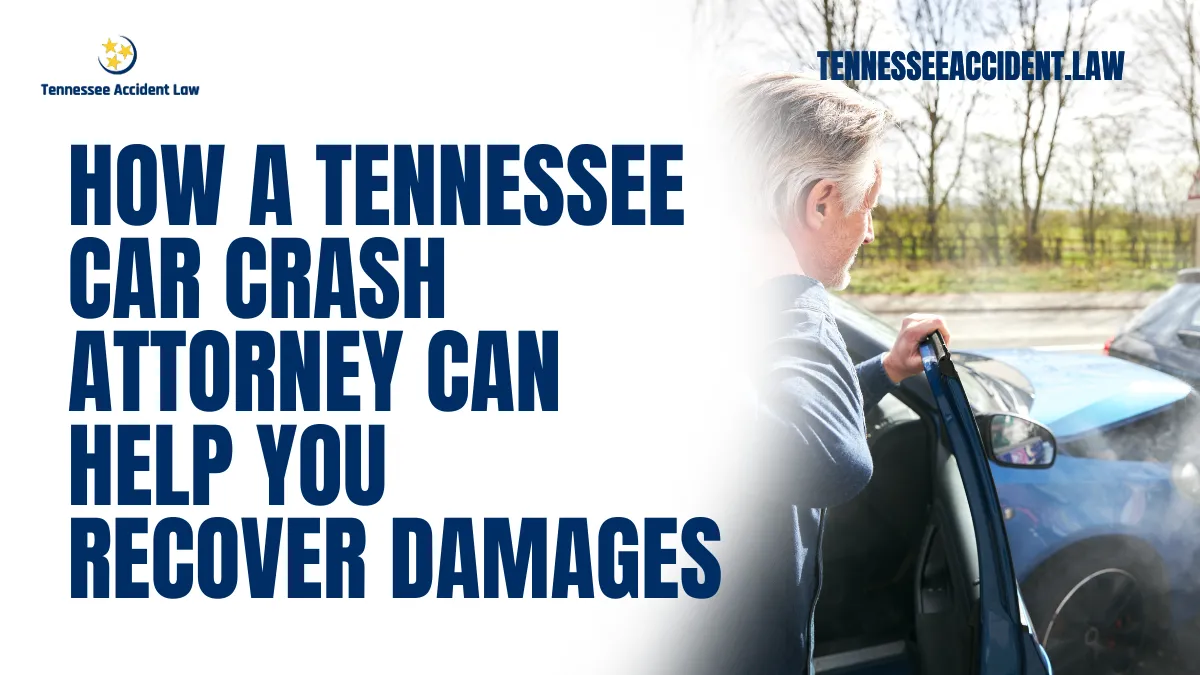 When you are involved in a car crash, the aftermath can be overwhelming. From dealing with medical bills to negotiating with insurance companies, the challenges can seem insurmountable. That’s where a Tennessee car crash attorney from Tennessee Accident Law steps in to make a difference. With over 20 years of experience and a proven track record against Fortune 500 companies and insurance giants, our attorneys are dedicated to helping you secure the compensation you deserve.