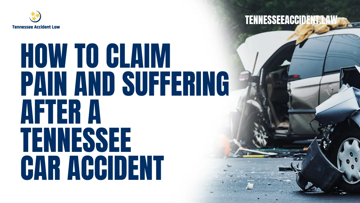 Car accidents are traumatic experiences that leave victims dealing with physical injuries, emotional distress, and financial burdens. In Tennessee, victims are entitled to compensation for both tangible damages like medical bills and lost wages, as well as intangible losses like pain and suffering. Tennessee Accident Law will guide you through the process of claiming pain and suffering after a car accident in Tennessee and provide key insights to help you secure the compensation you deserve.