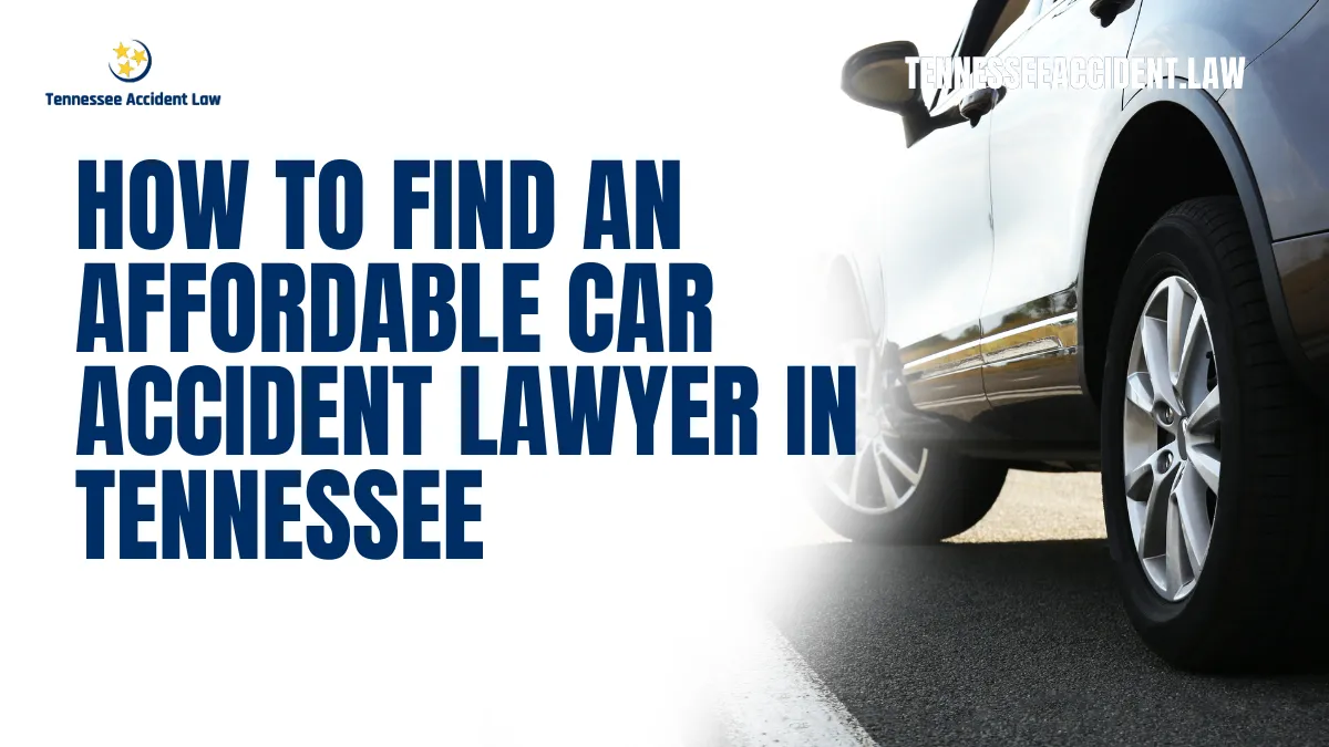 Finding the right legal representation after a car accident can be overwhelming, especially when you’re concerned about costs. At Tennessee Accident Law, we specialize in connecting clients with an affordable car accident lawyer Tennessee residents trust. We will walk you through the steps to secure reliable, cost-effective legal assistance without compromising quality.