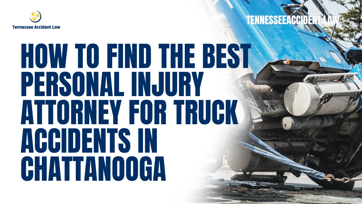 Truck accidents can have devastating consequences, leaving victims with life-altering injuries and mounting financial burdens. If you or a loved one has been involved in a truck accident in Chattanooga, finding the best personal injury attorney for truck accidents is crucial to securing the compensation you deserve.