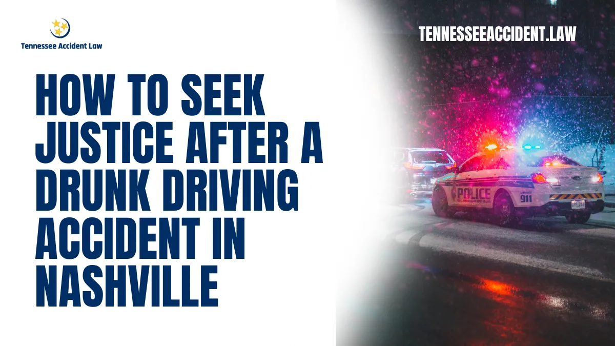 Being involved in a drunk driving accident is a traumatic experience that can leave victims with devastating injuries, emotional stress, and financial hardships. If you or your loved one has been impacted by a reckless drunk driver in Nashville, it is essential to take immediate steps to protect your rights. At Tennessee Accident Law, we specialize in advocating for victims and ensuring they receive the compensation they deserve. Here’s how our experienced drunk driving accident lawyer Nashville team can help you pursue justice and reclaim your life.