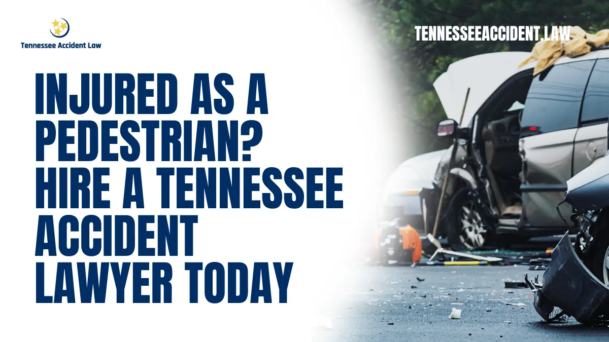 Walking along Tennessee's roads and sidewalks should be safe, but pedestrian accidents are alarmingly common. If you or a loved one has been injured as a pedestrian, seeking justice and compensation requires experienced legal representation. A Tennessee pedestrian accident lawyer from Tennessee Accident Law can provide the expert assistance you need to navigate the complex legal process and secure the compensation you deserve.