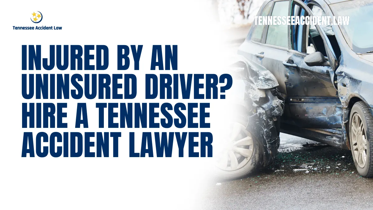 Injuries caused by uninsured drivers can be devastating. Medical bills pile up, lost wages create financial stress, and dealing with the aftermath becomes overwhelming. At Tennessee Accident Law, we specialize in assisting victims of accidents caused by uninsured drivers. Our experienced team is here to guide you through this challenging time, ensuring you receive the compensation you deserve.