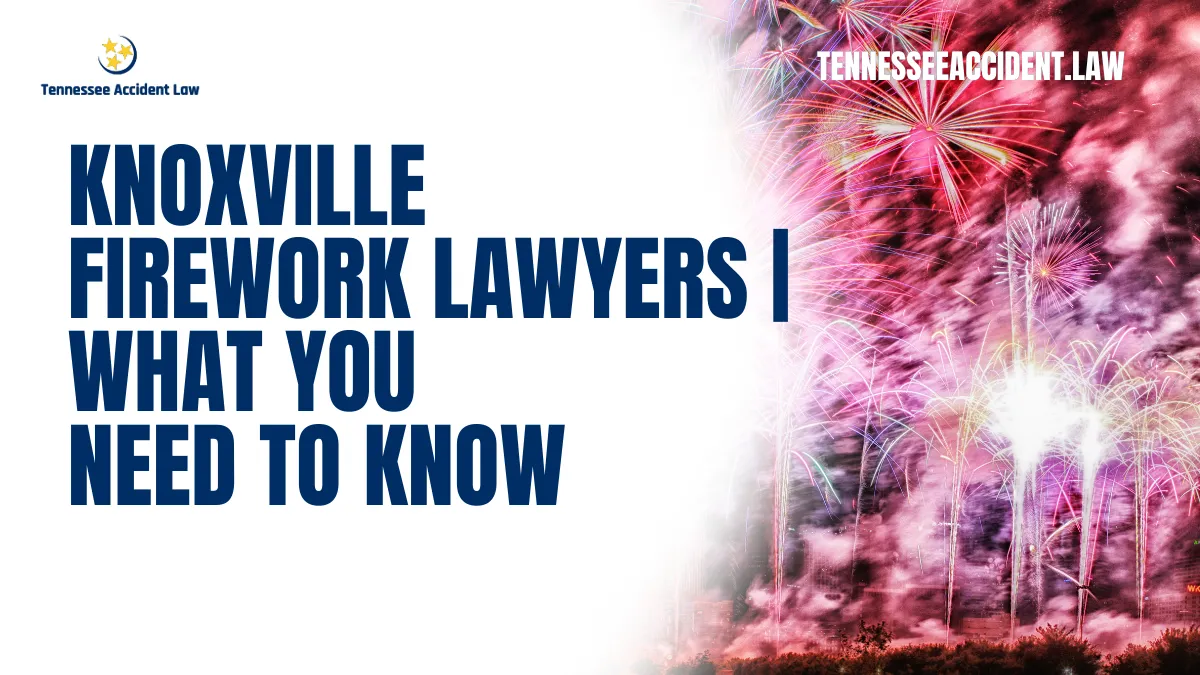 When fireworks light up the night sky, they bring joy and celebration. However, behind the beauty lies the potential for serious injuries, property damage, and legal disputes. At Tennessee Accident Law, we understand the complexities involved in firework-related injury cases. Our dedicated team of Knoxville firework lawyers is here to guide you through your legal journey, ensuring justice and fair compensation.