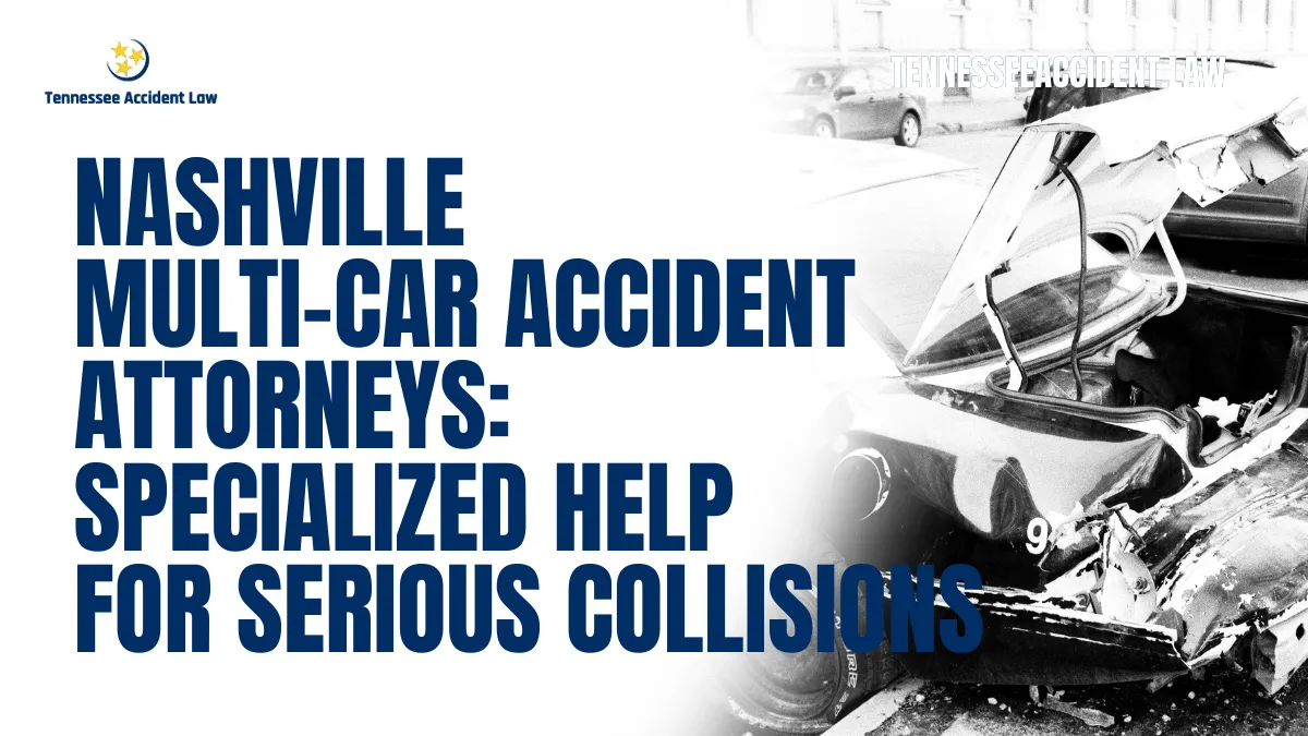 At Tennessee Accident Law, we specialize in providing expert legal representation for victims of multi-car accidents in Nashville. These complex cases often involve multiple parties, intricate legal challenges, and significant damages. Our dedicated team of multi-car accident attorneys in Nashville is here to protect your rights, maximize your compensation, and navigate the complexities of your case.