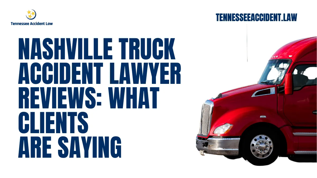 When searching for the best truck accident lawyer Nashville reviews, you’ll find one name that stands out: Tennessee Accident Law. With over 20 years of experience, our firm has built a reputation for successfully representing plaintiffs in some of the most challenging personal injury cases. From catastrophic injuries to wrongful deaths resulting from truck accidents, we have consistently secured justice and compensation for our clients.