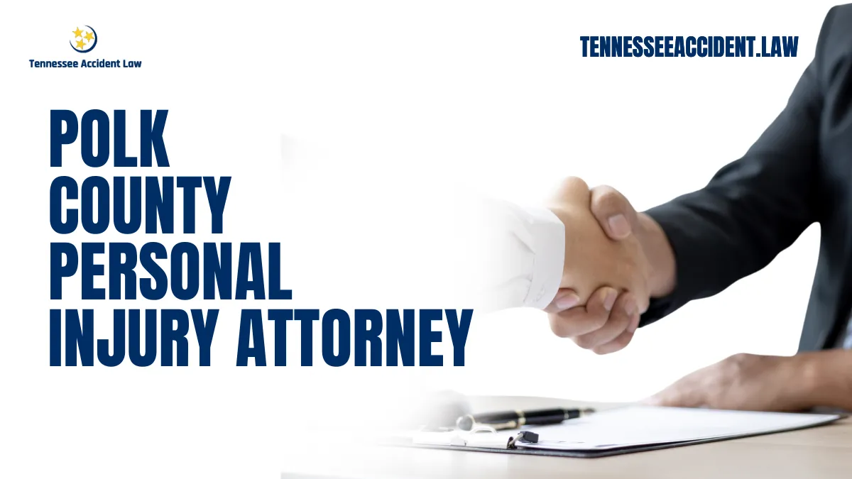 Tennessee Accident Law is here to help those who have suffered injuries as a result of an accident in Polk County. This website is designed to help educate victims on their rights and to provide access to a Polk County personal injury lawyer who can help you with your potential case. Whether its an car accident, slip and fall, dog bite, or truck accidents, our personal injury lawyers are here to assist you.