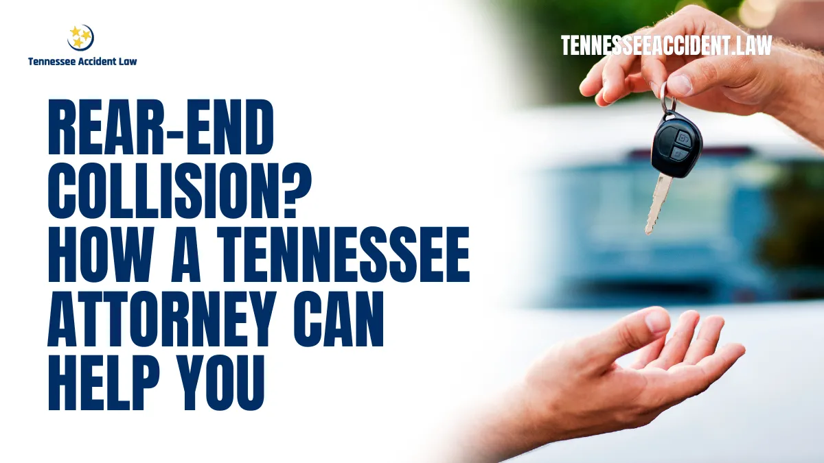 Rear-end collisions are among the most common types of car accidents, often leading to significant injuries, damages, and confusion about what to do next. If you've been involved in such an accident, partnering with a Tennessee rear-end collision attorney from Tennessee Accident Law can make a profound difference in protecting your rights and securing the compensation you deserve.