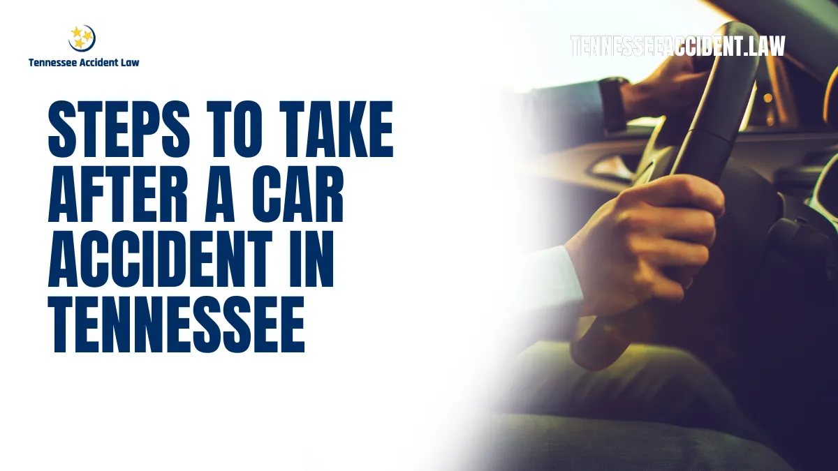 Car accidents can be overwhelming and stressful experiences, but knowing what to do after a car accident in Tennessee can make a significant difference in protecting your legal rights and ensuring you receive proper compensation for your damages. At Tennessee Accident Law, we are committed to guiding you through the aftermath of an accident. Below, we outline the essential steps you should take to protect yourself legally and financially.