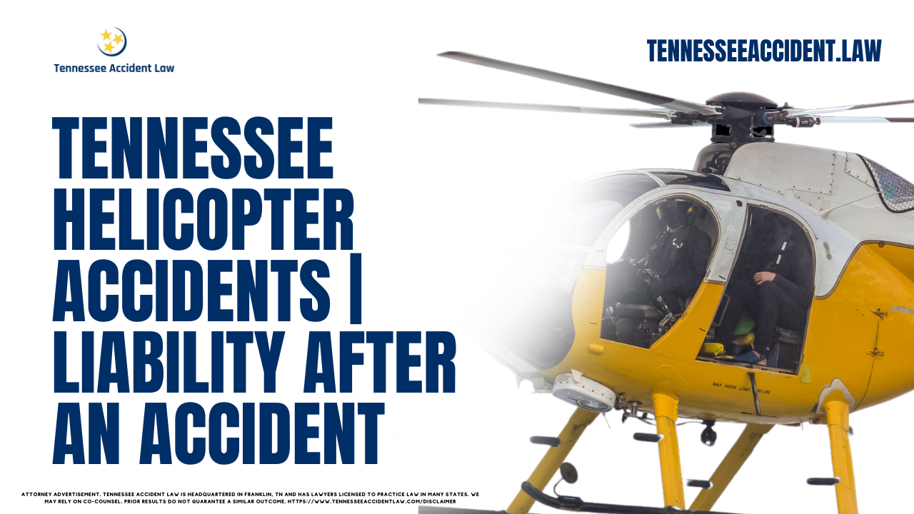 It is no secret that helicopter accidents are some of the most dangerous types of accidents that can occur. In fact, according to the National Transportation Safety Board (NTSB), there were 498 helicopter accidents in the United States between 2014 and 2018, resulting in 384 fatalities. A Tennessee helicopter accident attorney at Tennessee Accident Law can help you navigate these extremely complex cases.