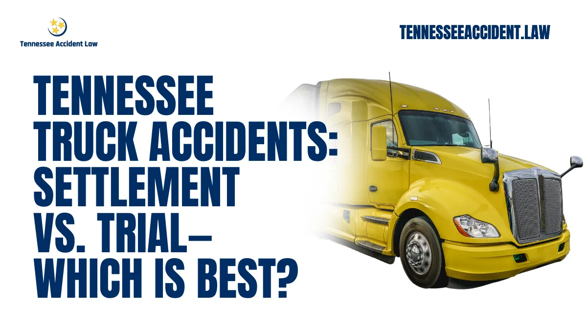 When dealing with the aftermath of a devastating truck accident in Tennessee, victims often face a critical decision: should they pursue a truck accident settlement or take the case to trial? At Tennessee Accident Law, we understand the complexity and gravity of this decision. Both options have advantages and drawbacks, depending on the specifics of the case. This article will provide an in-depth analysis of truck accident settlements vs. trials, helping you make the most informed decision possible.