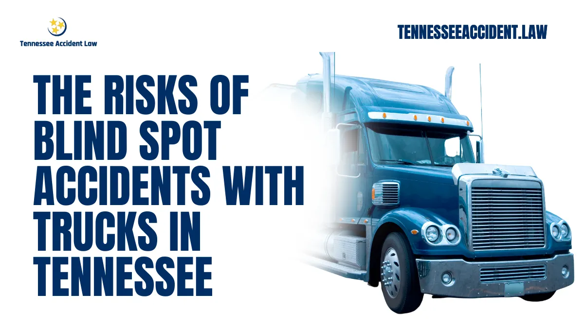 Blind spot truck accidents are among the most dangerous and frequent collisions on Tennessee roads. Large commercial trucks, including 18-wheelers, semi-trucks, and delivery vehicles, have significant blind spots that make them prone to serious accidents. When a truck driver fails to see smaller vehicles in these blind zones, catastrophic crashes often occur, leaving victims with severe injuries, property damage, or worse. At Tennessee Accident Law, we understand the devastating impact of blind spot accidents and are here to fight for your legal rights. Call us today at (615) 212-9866.