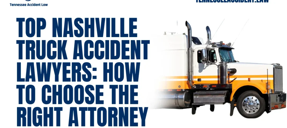 When you’ve been involved in a devastating truck accident in Nashville, choosing the right legal representation can make a significant difference in your case. At Tennessee Accident Law, we are dedicated to helping victims of truck accidents fight for the compensation they deserve. In this article, we’ll guide you through everything you need to know about selecting the best Nashville truck accident lawyer for your situation.