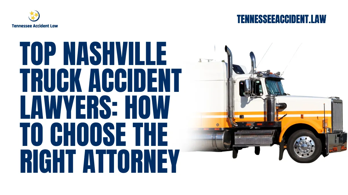 When you’ve been involved in a devastating truck accident in Nashville, choosing the right legal representation can make a significant difference in your case. At Tennessee Accident Law, we are dedicated to helping victims of truck accidents fight for the compensation they deserve. In this article, we’ll guide you through everything you need to know about selecting the best Nashville truck accident lawyer for your situation.