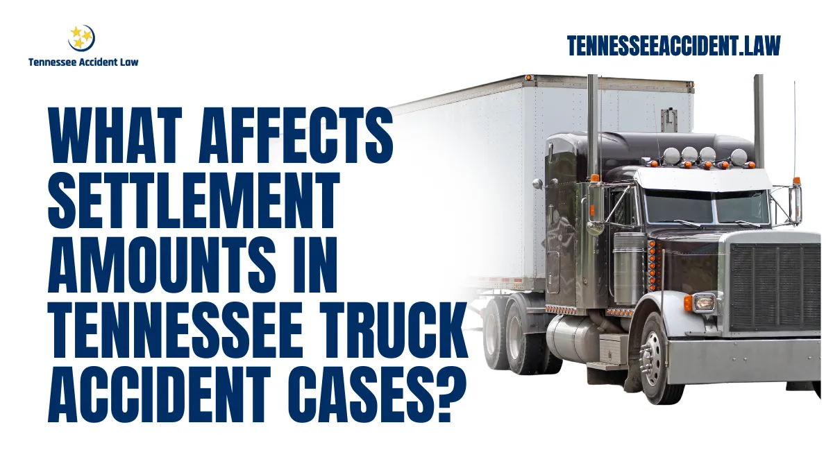 Truck accidents can have life-altering consequences for victims and their families. When pursuing compensation after a truck accident, understanding the factors that influence truck accident settlement amounts is essential. At Tennessee Accident Law, we specialize in helping victims of catastrophic truck accidents navigate these complex claims and secure fair compensation.