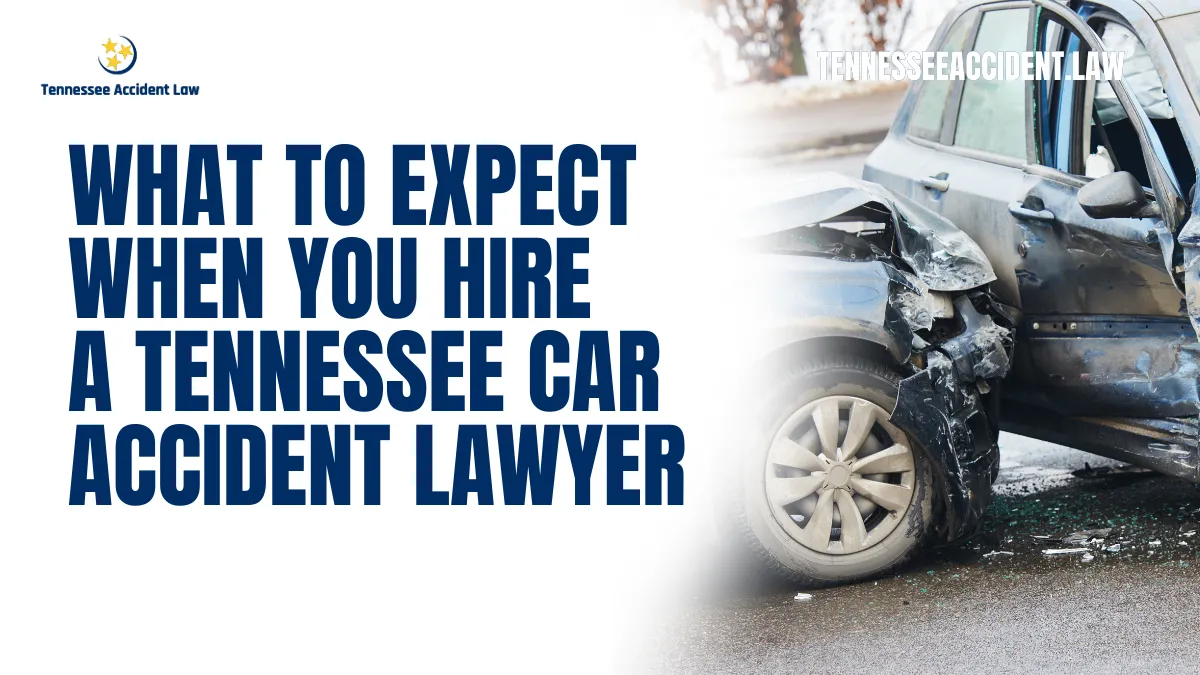 When faced with the aftermath of a car accident, the process of pursuing justice and securing fair compensation can seem overwhelming. Hiring a Tennessee car accident lawyer can make all the difference in navigating these challenges. At Tennessee Accident Law, we specialize in representing victims of car accidents, ensuring they receive the justice and compensation they deserve. Here's a detailed look at what to expect from a Tennessee car accident lawyer when you choose us to represent your case.