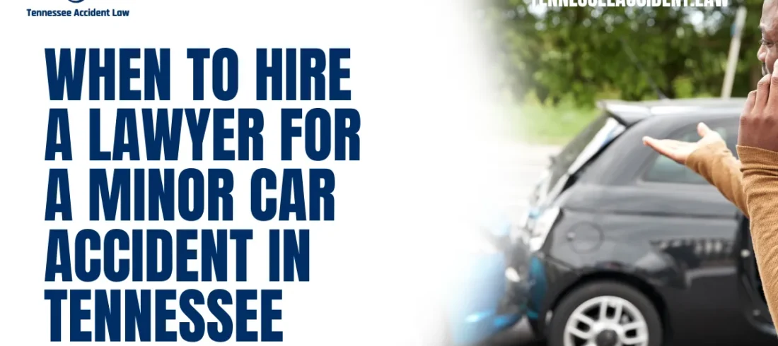 Minor car accidents are an everyday reality for many drivers in Tennessee. Whether it’s a fender bender in a crowded parking lot or a light rear-end collision at a traffic signal, the question often arises: Should I hire a lawyer for a minor car accident in Tennessee? While some may assume that hiring legal representation is unnecessary for minor incidents, the truth is more complex. At Tennessee Accident Law, we have seen countless cases where early legal guidance made all the difference.