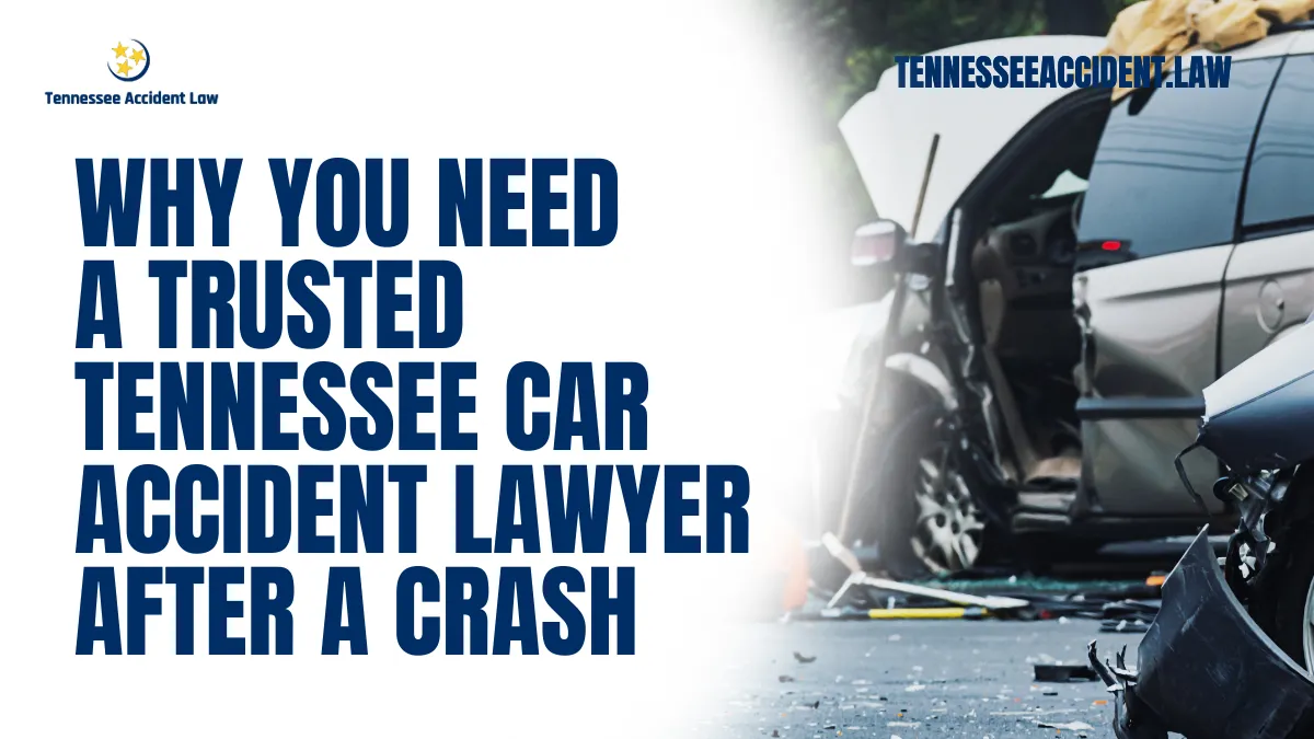 Accidents are an unfortunate reality on Tennessee's busy roads. When you’re involved in a car crash, the aftermath can be overwhelming—medical bills, insurance negotiations, and emotional trauma often leave victims feeling helpless. That’s why hiring a Tennessee car accident lawyer is critical to protecting your rights and securing the compensation you deserve. At Tennessee Accident Law, we specialize in helping accident victims navigate these challenges, ensuring you receive the best representation possible.