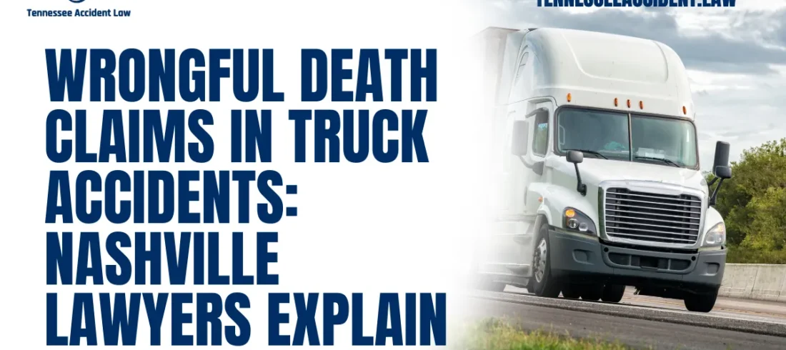 Losing a loved one in a truck accident is a devastating experience. If the negligence of a trucking company or driver caused the fatal accident, surviving family members might have the right to pursue a wrongful death claim. At Tennessee Accident Law, we specialize in representing families affected by these tragedies. Our truck accident lawyer Nashville wrongful death services are designed to secure justice and compensation for your loss.