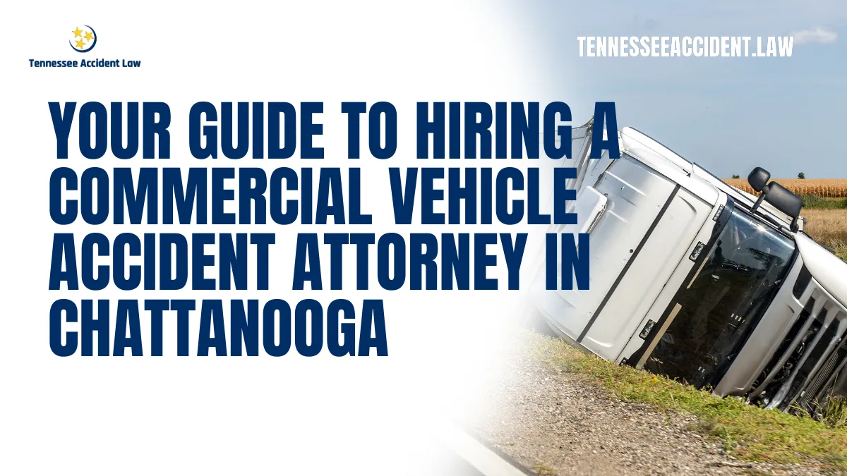 Navigating the aftermath of a commercial vehicle accident can be overwhelming. Whether it involves large trucks, delivery vans, or other commercial vehicles, the impact often leads to severe injuries and financial loss. Hiring a commercial vehicle accident attorney in Chattanooga is critical to ensuring your rights are protected and that you receive the compensation you deserve. At Tennessee Accident Law, we are committed to providing unmatched legal representation for accident victims.