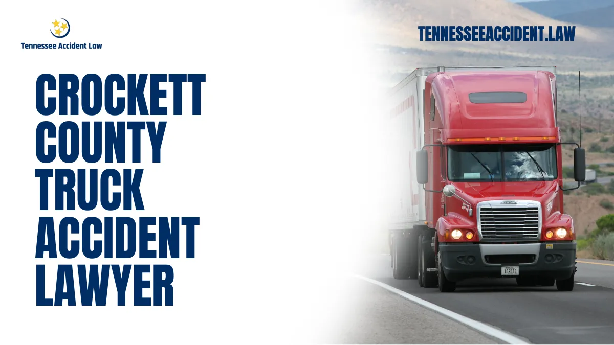 At Tennessee Accident Law, we understand the devastating consequences that truck accidents can have on victims and their families. Our firm is dedicated to providing top-tier legal representation to individuals who have been injured in truck accidents in Crockett County. With over 20 years of experience, we have successfully taken on insurance companies, trucking corporations, and even Fortune 500 companies. If you or a loved one has been injured in a truck accident, our Crockett County truck accident lawyer team is here to fight for the justice and compensation you deserve.