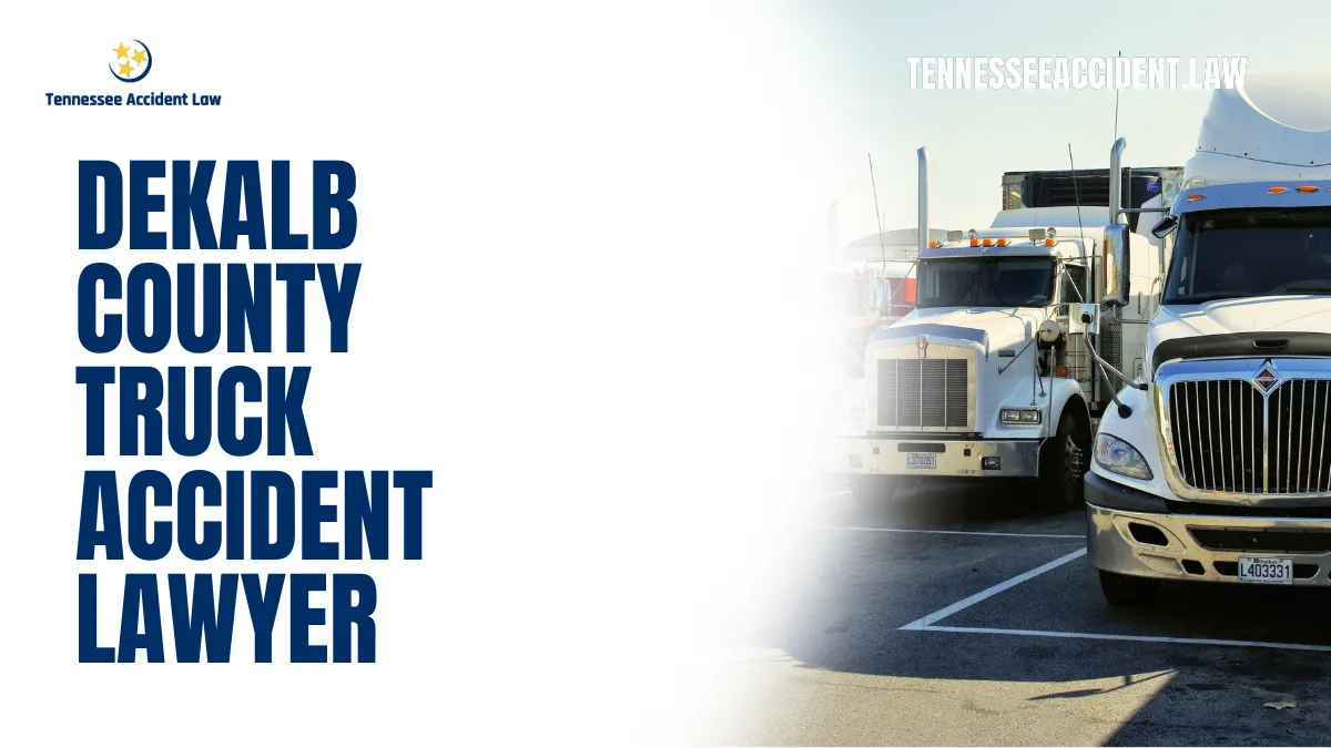 Accidents involving large commercial trucks can result in catastrophic injuries, significant property damage, and life-altering consequences. At Tennessee Accident Law, we specialize in providing dedicated legal representation for victims of truck accidents in DeKalb County. Our experienced team understands the complexities of these cases and is committed to securing the maximum compensation you deserve. If you or a loved one has been injured in a truck accident, complete our free case evaluation form or call us now at 615-212-9866 for immediate assistance.