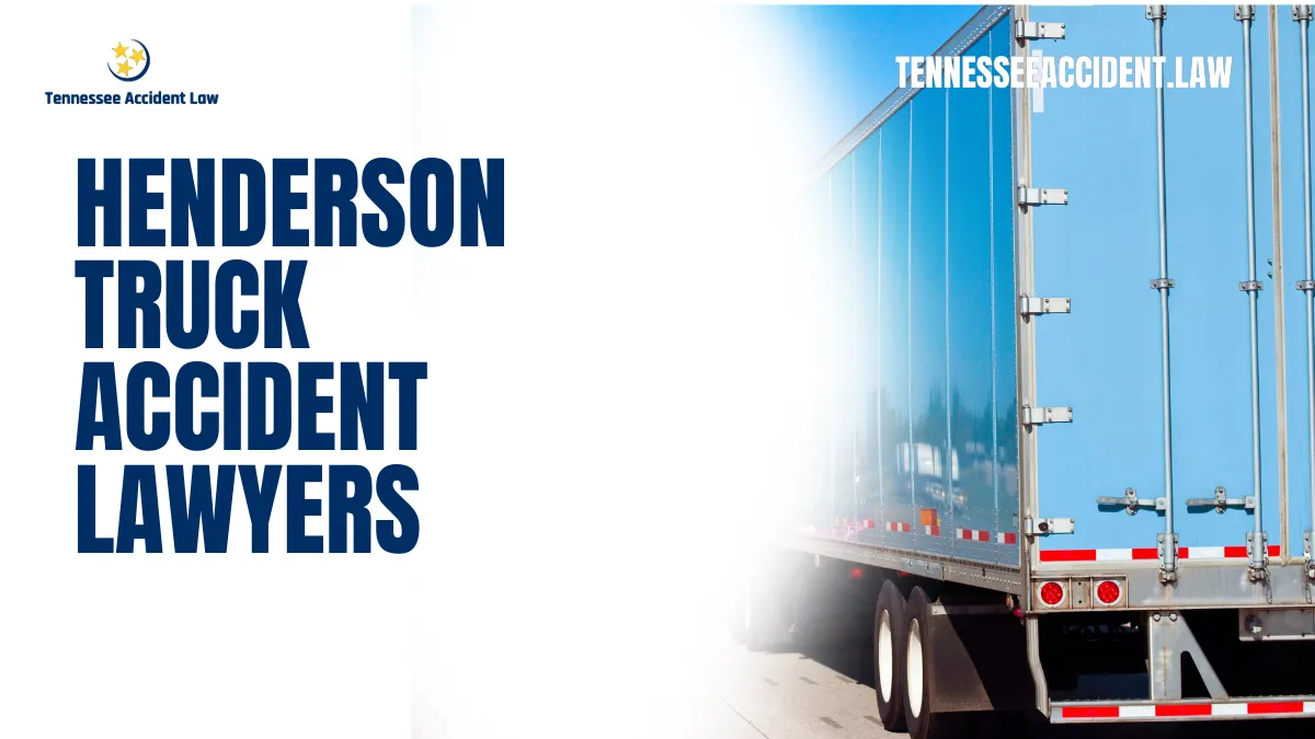 When truck accidents happen, the consequences can be devastating. At Tennessee Accident Law, we are dedicated to providing you with top-notch legal representation. As your trusted Henderson truck accident lawyer, we are here to guide you through the legal complexities and fight for the justice and compensation you deserve.