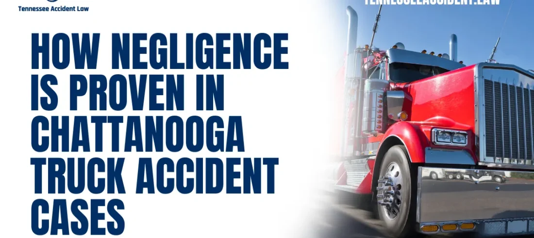 Truck accidents can cause devastating injuries, immense financial strain, and emotional turmoil. Understanding how negligence in truck accidents in Chattanooga is proven is vital for victims seeking justice. At Tennessee Accident Law, we specialize in helping accident victims navigate the complex legal system, ensuring they secure the compensation they deserve. If you've been involved in a truck accident, our team is here to guide you.