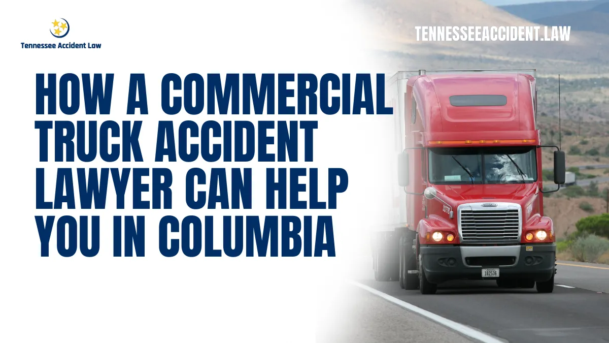 Navigating the aftermath of a commercial truck accident can be overwhelming, especially when dealing with severe injuries, mounting medical bills, and aggressive insurance companies. At Tennessee Accident Law, we specialize in representing victims of commercial truck accidents in Columbia, ensuring that you receive the justice and compensation you deserve. This comprehensive guide explains how a commercial truck accident lawyer in Columbia can support you during this challenging time.