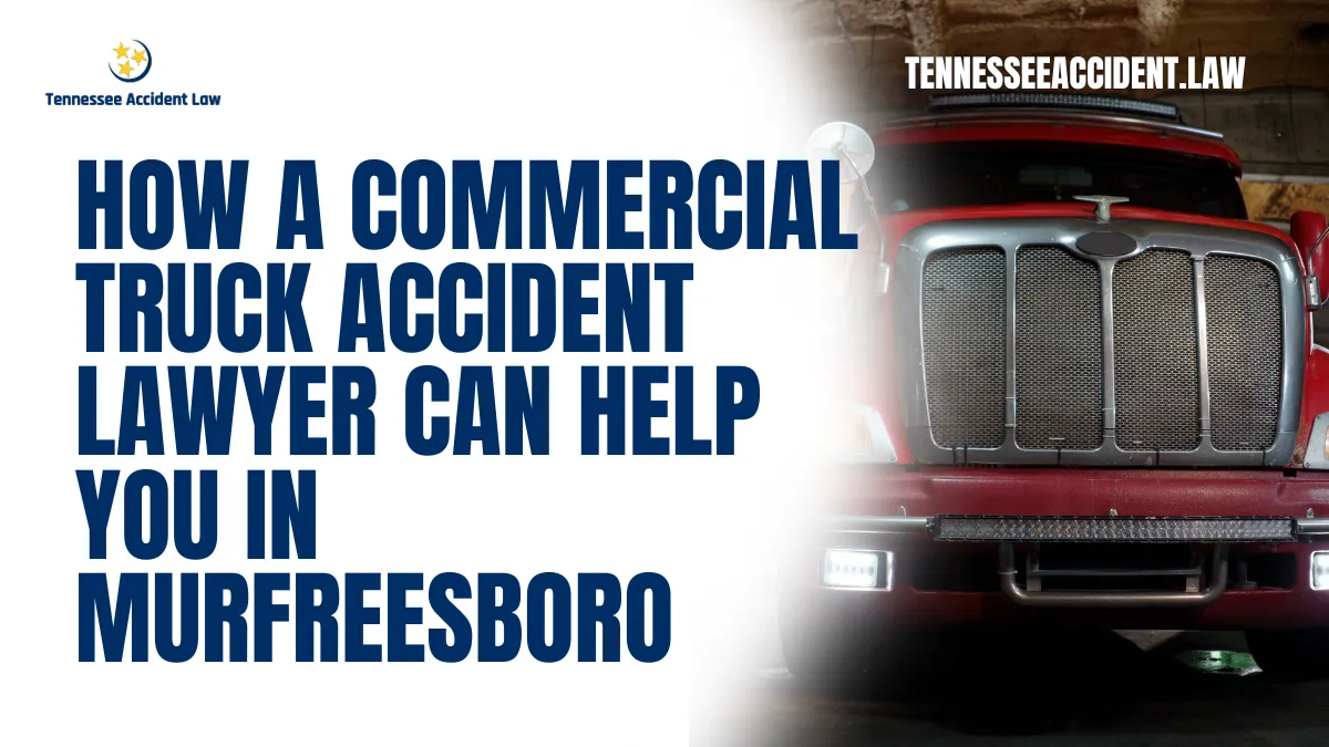 When a collision with a commercial truck disrupts your life, the stakes are high. These cases involve intricate laws, significant financial consequences, and potentially life-changing injuries. At Tennessee Accident Law, our seasoned commercial truck accident lawyers in Murfreesboro are here to guide you through the complexities of your case, ensuring you get the justice and compensation you deserve. Below, we’ll explore why hiring a skilled attorney is essential and how we can fight for your rights.