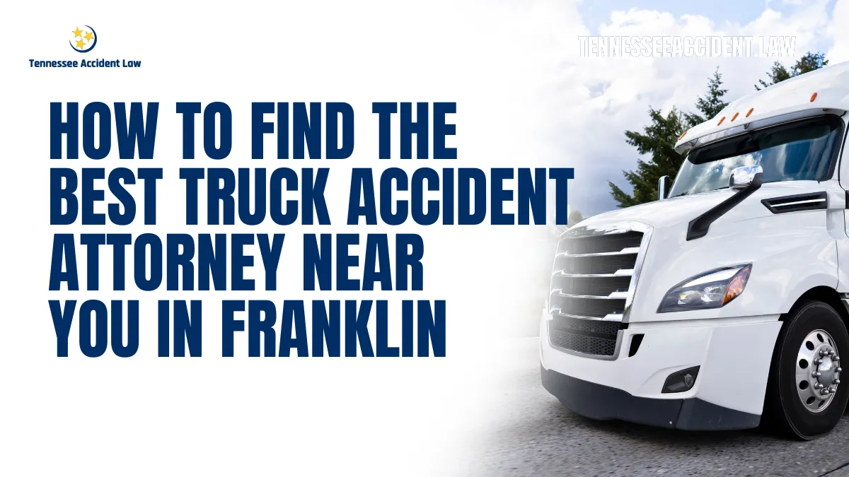 When you’re searching for the best truck accident attorney near me, the stakes couldn’t be higher. Truck accidents often result in life-altering injuries, emotional trauma, and financial burdens. At Tennessee Accident Law, we understand the complexities of these cases and are here to guide you every step of the way. With over two decades of experience, our firm has successfully represented clients against some of the largest corporations and insurance companies in the nation.