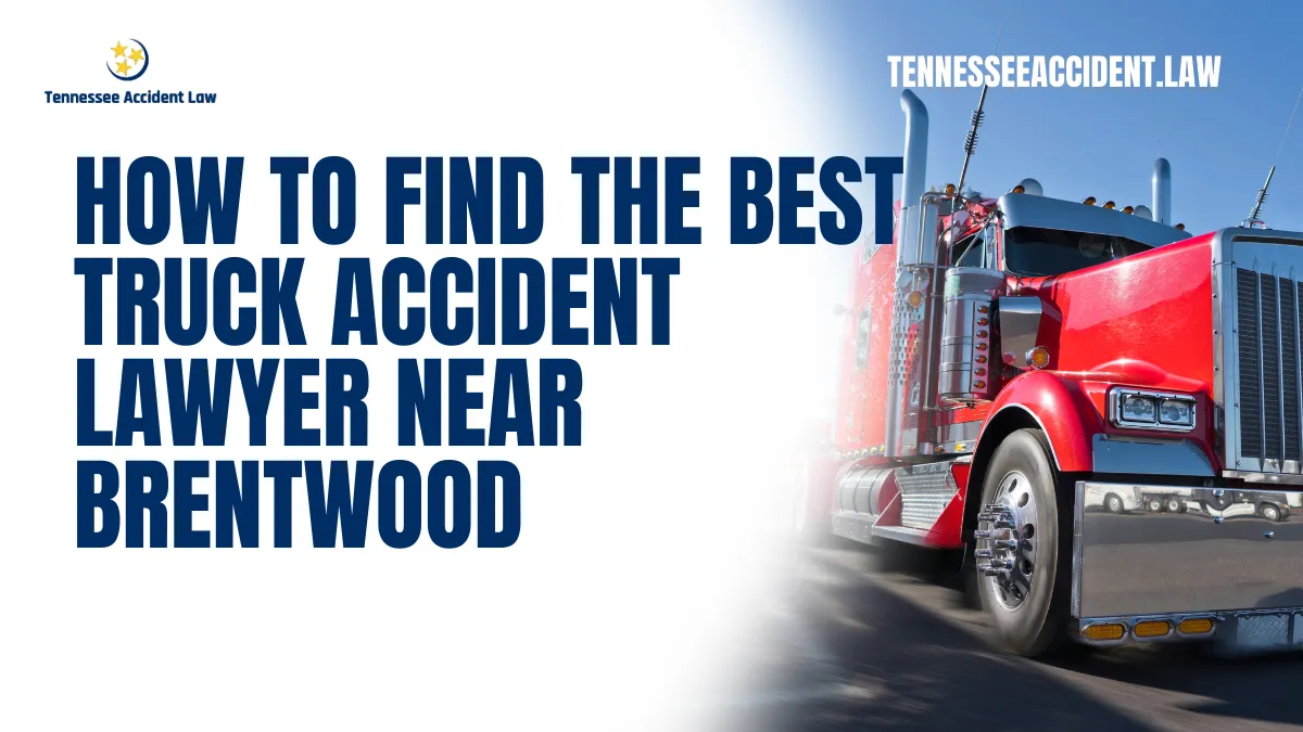 If you’re searching for the best truck accident lawyer near me, you’re likely dealing with a stressful and overwhelming situation. A truck accident can lead to life-altering injuries, financial strain, and emotional distress. At Tennessee Accident Law, we are here to help. Our experienced legal team specializes in handling truck accident cases, and we’ve helped countless clients secure the compensation they deserve.