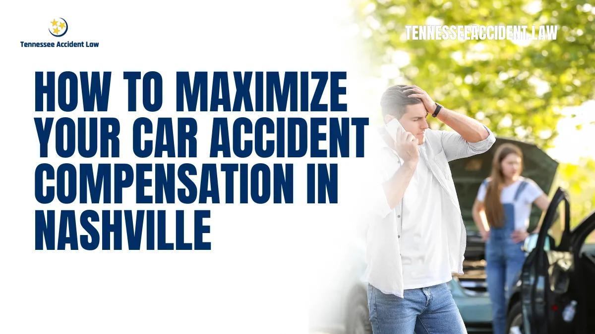 Car accidents can have life-altering consequences, from physical injuries to emotional trauma and financial strain. If you’ve been involved in an accident, securing the maximum Nashville car accident compensation is critical to rebuilding your life. At Tennessee Accident Law, we specialize in fighting for accident victims’ rights and ensuring you receive the compensation you deserve. Here's a comprehensive guide to maximizing your compensation after a car accident in Nashville. Call us today for a free case evaluation at 615-212-9866.