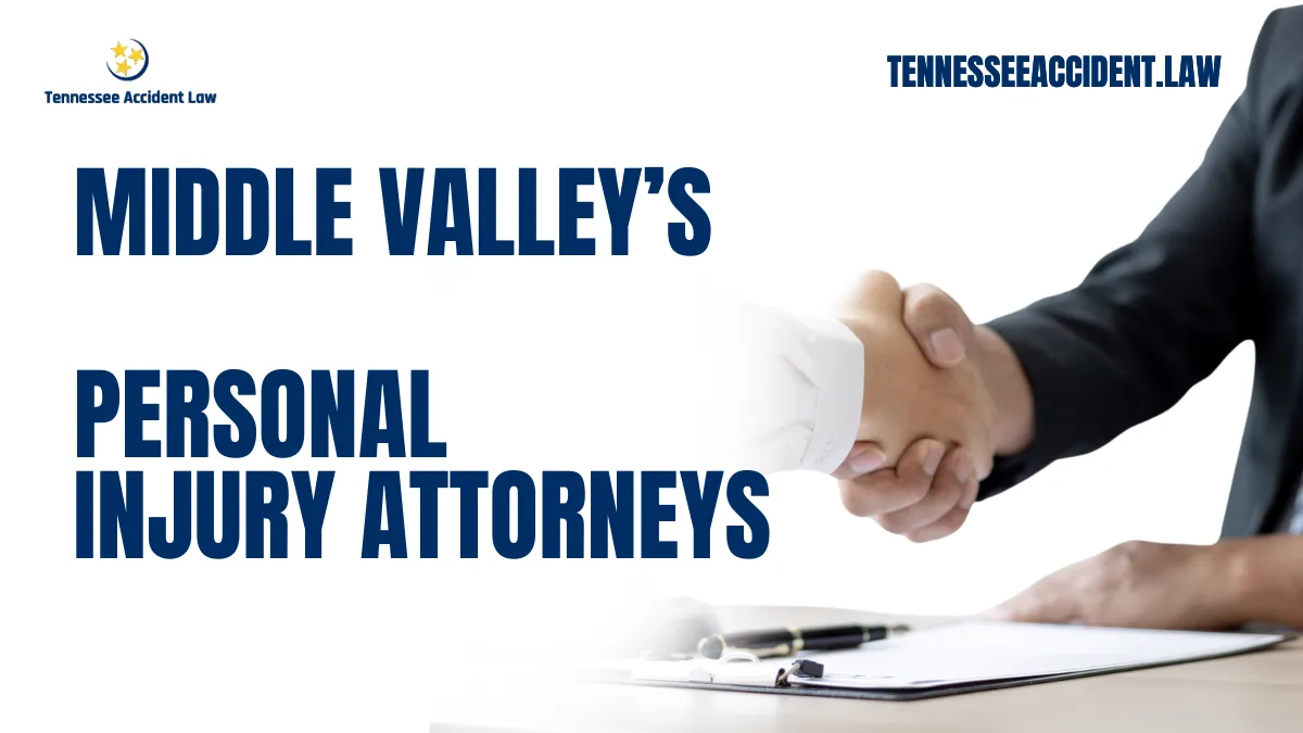 Tennessee Accident Law is here to help those who have suffered injuries as a result of an accident in Middle Valley. This website is designed to help educate victims on their rights and to provide access to a Middle Valley personal injury lawyer who can help you with your potential case. Whether its an car accident, slip and fall, dog bite, or truck accidents, our personal injury lawyers are here to assist you.