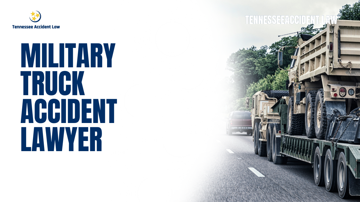 At Tennessee Accident Law, we understand the devastating impact a military truck accident can have on victims and their families. These accidents often involve catastrophic injuries, mounting medical bills, and a long road to recovery. If you or a loved one has been involved in a military truck accident, you need an experienced military truck accident lawyer to advocate for your rights, pursue maximum compensation, and hold negligent parties accountable.