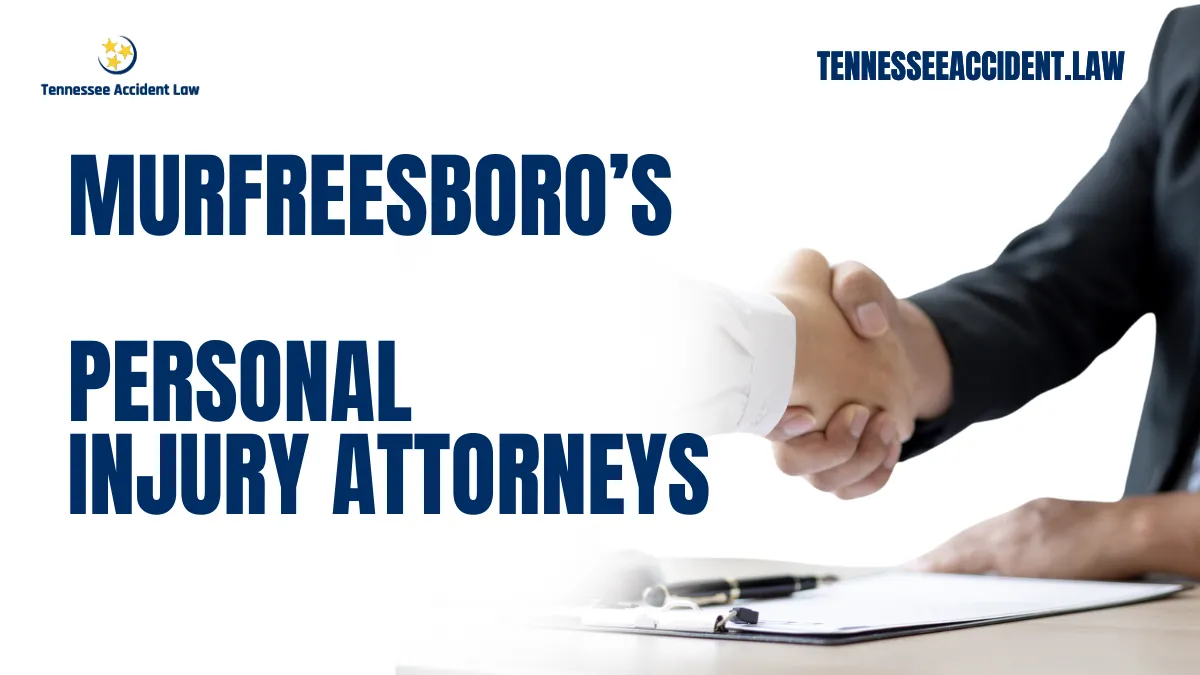 Tennessee Accident Law is here to help those who have suffered injuries as a result of an accident in Murfreesboro. This website is designed to help educate victims on their rights and to provide access to a Murfreesboro personal injury lawyer who can help you with your potential case. Whether its an car accident, slip and fall, dog bite, or truck accidents, our personal injury lawyers are here to assist you.
