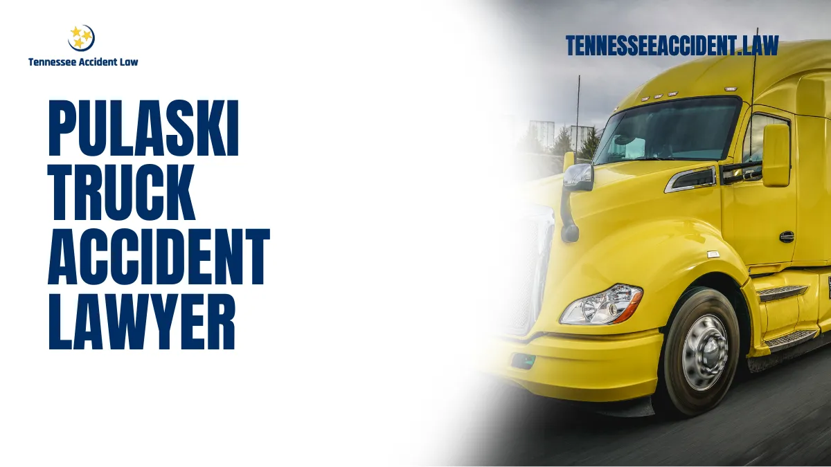 Truck accidents are among the most catastrophic incidents on the road. Victims often face severe injuries, significant financial burdens, and emotional trauma. If you or a loved one has been involved in a truck accident in Pulaski, Tennessee, Tennessee Accident Law is here to help. As a leading Pulaski Truck Accident Lawyer, we specialize in providing compassionate, experienced, and relentless legal representation to secure the justice and compensation you deserve.