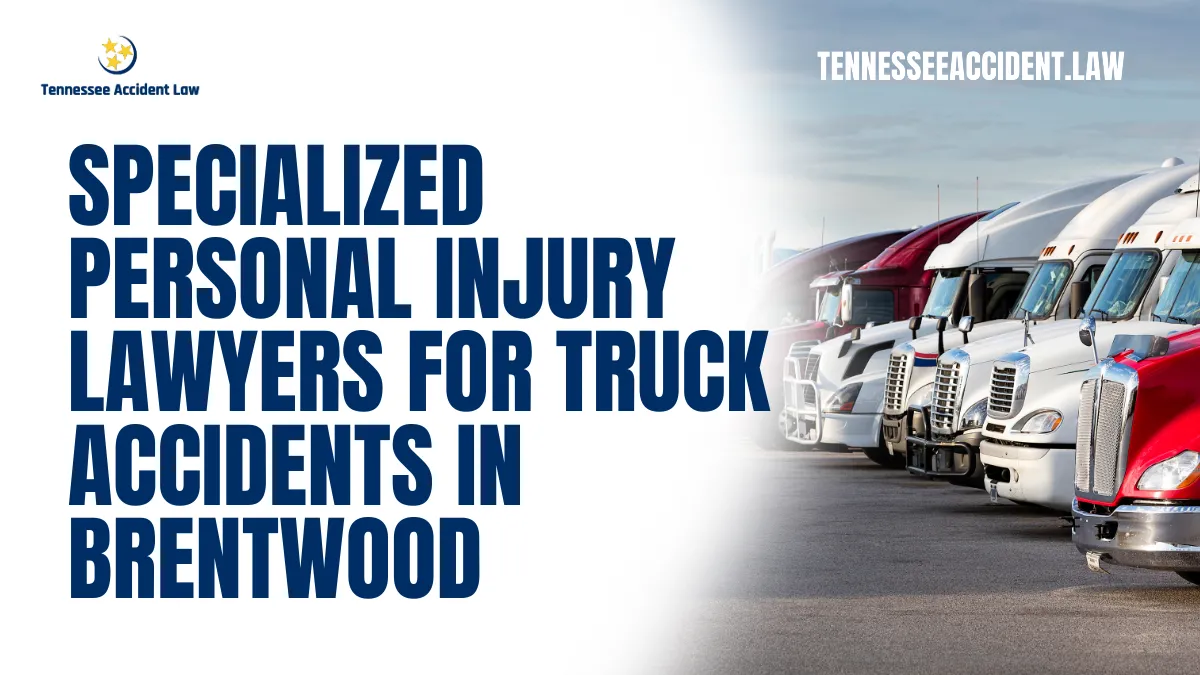 When a truck accident changes your life, you need a dedicated legal team to fight for your rights. At Tennessee Accident Law, we specialize in helping victims secure justice and maximum compensation for their injuries. Our Brentwood personal injury lawyer for truck accidents understands the complexities of these cases and works tirelessly to ensure our clients receive the representation they deserve.