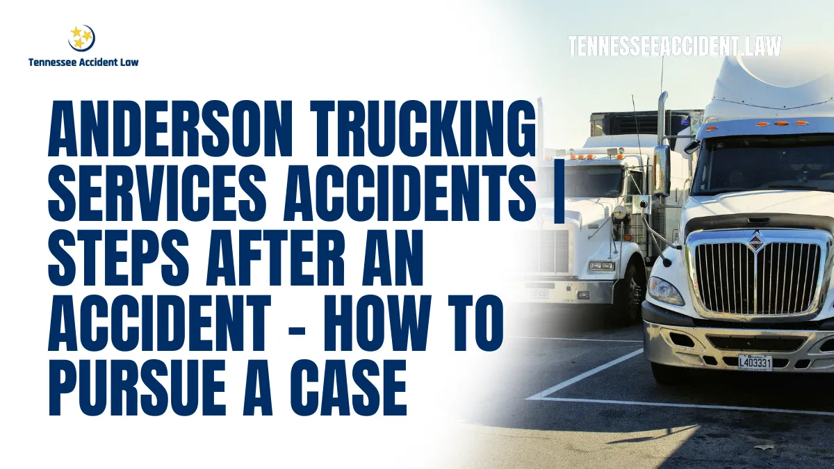 When dealing with the aftermath of a trucking accident involving Anderson Trucking Service, securing the right legal representation is crucial. At Tennessee Accident Law, an experienced Anderson Trucking Service accident attorney is dedicated to fighting for your rights, ensuring that you receive the compensation you deserve.