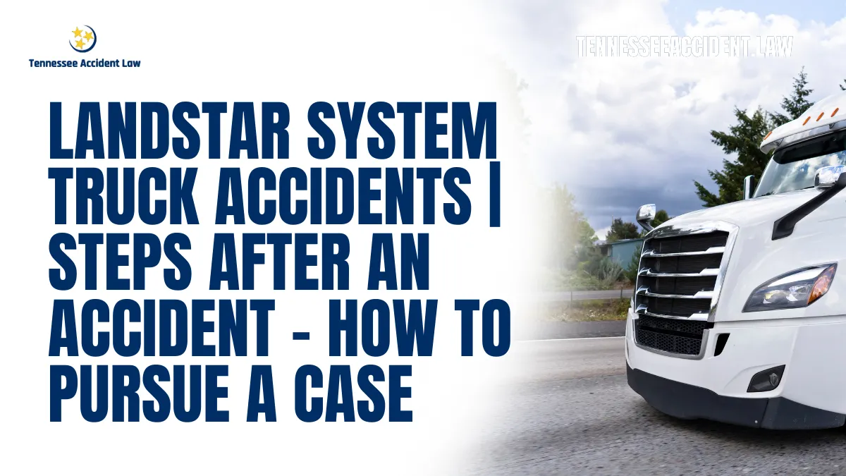 If you’ve been involved in a Landstar System truck accident, it is crucial to have experienced legal representation on your side. Tennessee Accident Law specializes in personal injury cases, and our expert Landstar System truck accident attorneys are dedicated to helping you secure the compensation you deserve. Truck accidents can lead to severe injuries, long-term disabilities, and even death, making it essential to understand your legal rights.