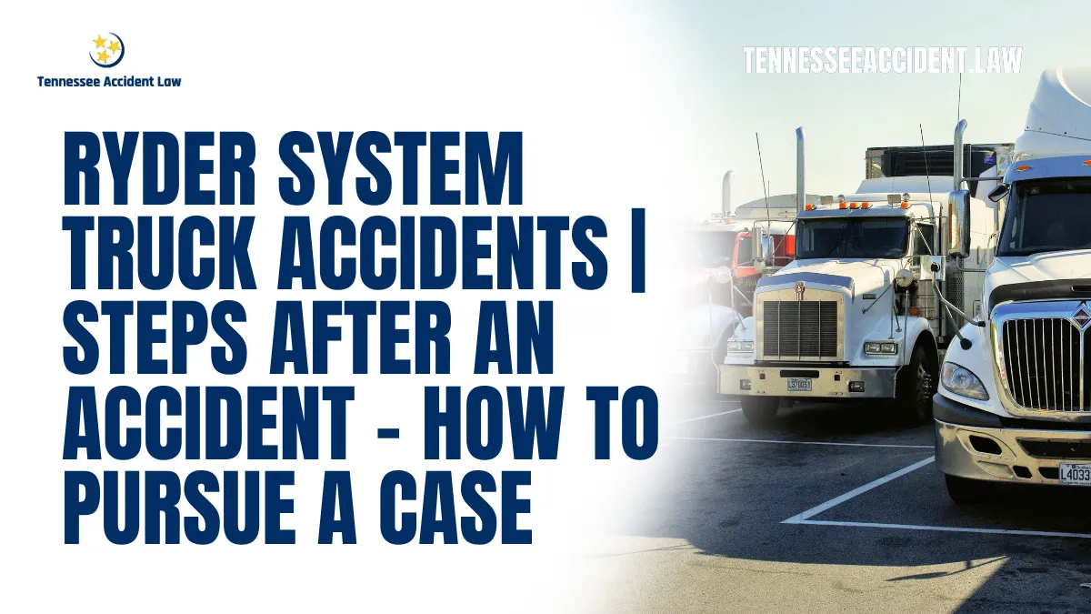 If you've been involved in a Ryder System truck accident, you already know how devastating such an event can be. These incidents often result in severe injuries, substantial property damage, and emotional trauma. At Tennessee Accident Law, we specialize in representing victims of catastrophic injuries caused by truck accidents.